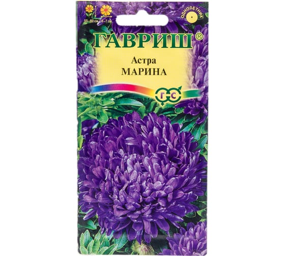 Семена ГАВРИШ Астра Марина однолетняя (воронежская фиолетовая), 0.3 г 10009034 1