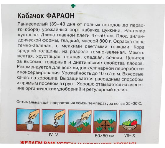 Кабачок ГАВРИШ Фараон 2 г 3341