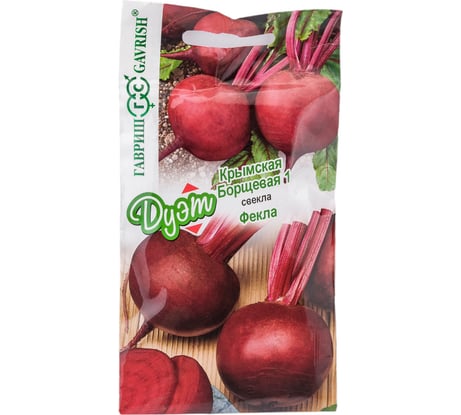 Свекла ГАВРИШ Крымская Борщевая 1,5 г+Фекла 1,5 г серия Дуэт 1026999192