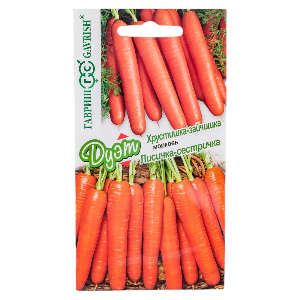 Морковь ГАВРИШ Лисичка-сестричка 2 г, Хрустишка-зайчишка 2 г 1999944894 ...