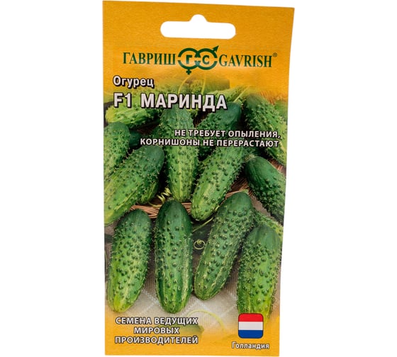 Семена ГАВРИШ Огурец Маринда 10 шт. корнишон 10006467 1