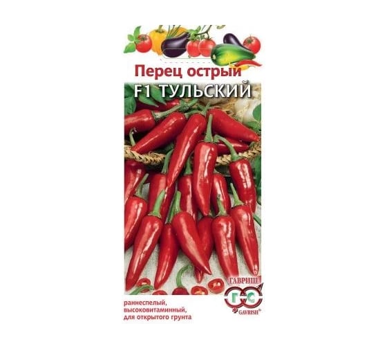 Семена ГАВРИШ Перец Острый Тульский 0.1 г 1071858176