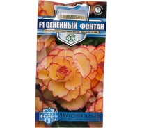 Бегония ГАВРИШ Огненный фонтан клубничный, гранулы 4 шт, пробирка, серия Русский богатырь 1026995408