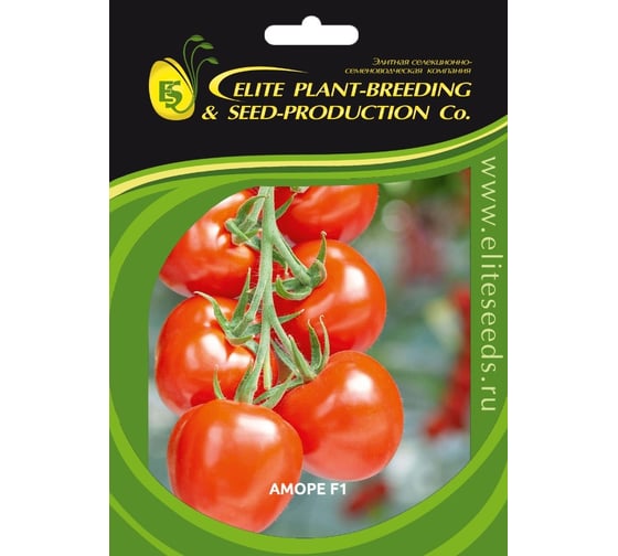 Семена ELITE PLANT-BREEDING & SEED PRODUCTION Co. Аморе f1 томата 500 шт эс мини 1071860349