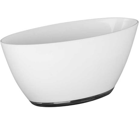 Кашпо ООО КЗНМ лодочка 3л белый d36 524220