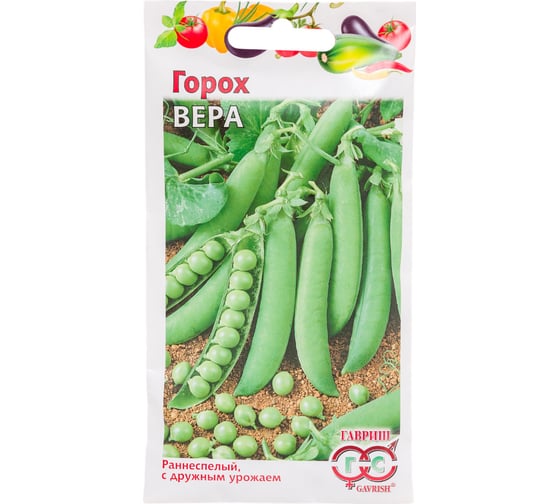 Семена ГАВРИШ Горох Вера 10 г 001444 1