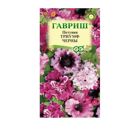Петуния ГАВРИШ Триумф Черный 7 шт пробирка 1071856381