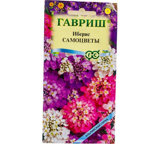 Семена ГАВРИШ Иберис Самоцветы 0.1 г Альпийская горка 1071857693 1