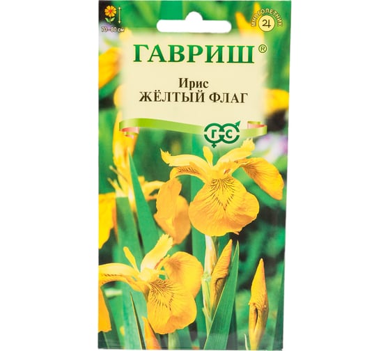 Семена ГАВРИШ Ирис Желтый флаг (болотный) 3 шт. 004443 1