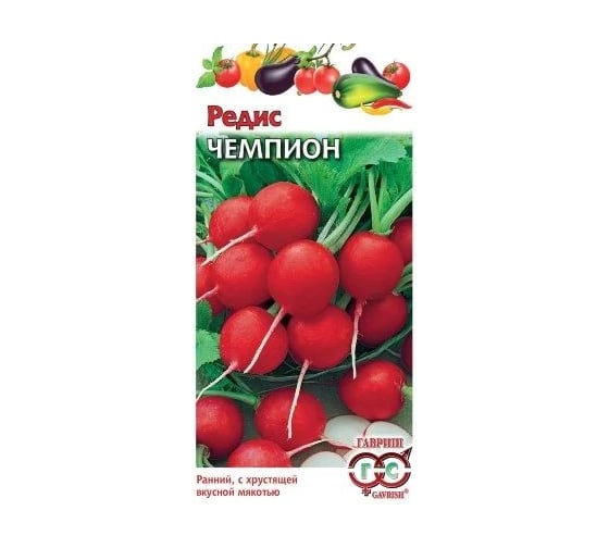 Семена ГАВРИШ Редис Чемпион 3 г 001647