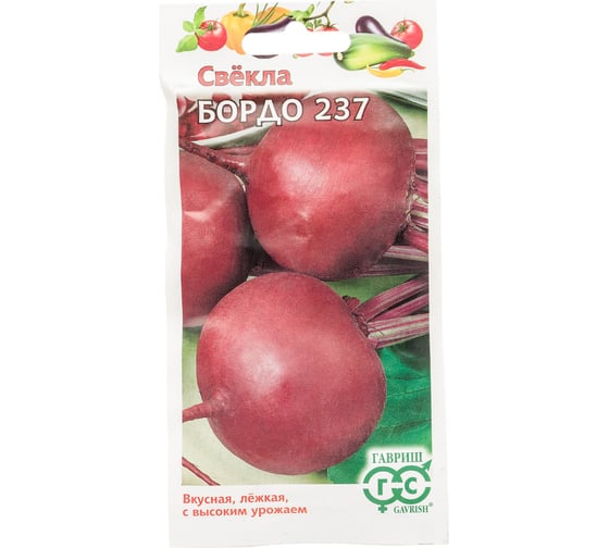 Семена ГАВРИШ Свекла Бордо 237 3 г 00001529