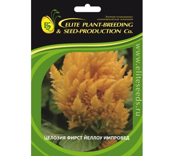 Семена ELITE PLANT-BREEDING & SEED PRODUCTION Co. Целозия перистая фирст йеллоу импровед 30 шт эс мини 1070016626 1