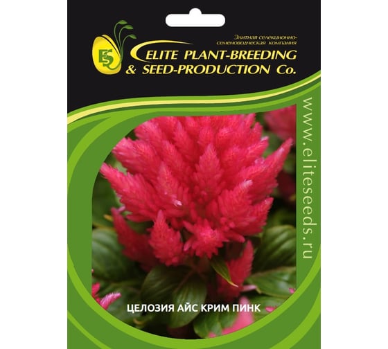 Семена ELITE PLANT-BREEDING & SEED PRODUCTION Co. Целозия перистая айс крим пинк 30 шт эс мини 1026994505
