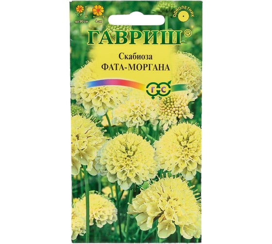 Семена ГАВРИШ Скабиоза темнопурпурная Фата-моргана махр. 6 шт. 1071858196 1