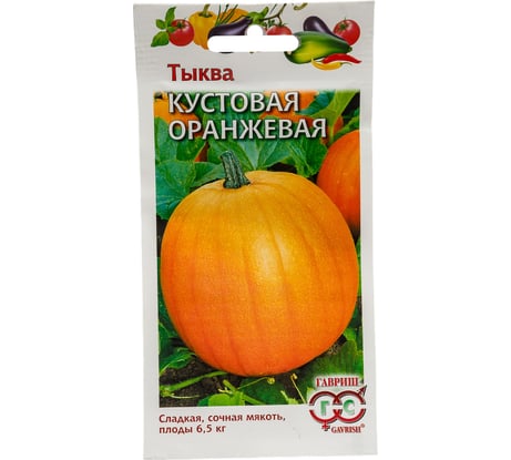 Семена ГАВРИШ Тыква Кустовая оранжевая 1 г 1999943645