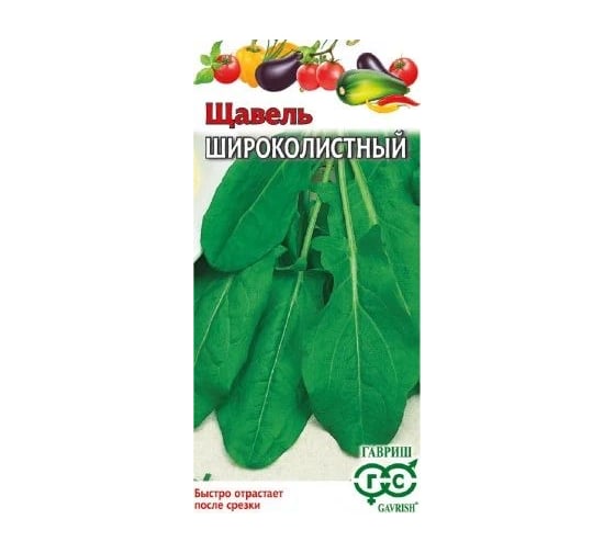 Семена ГАВРИШ Щавель Широколистный 0.5 г 1999949245