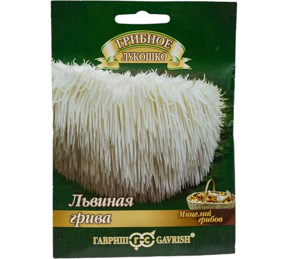 Семена ГАВРИШ Ямабуши Львиная грива на древесной палочке, большой пакет, 12 шт. 10007222 1