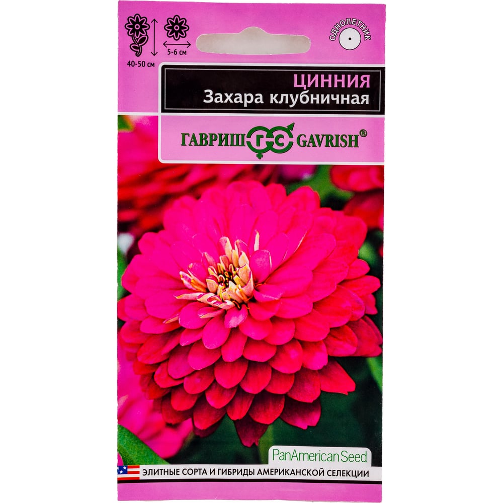 Цинния ГАВРИШ Захара клубничная 5 шт. Эксклюзив 1071858321 - выгодная ...