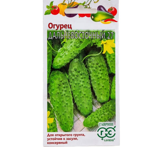 Огурец ГАВРИШ Дальневосточный 27 0.5 г 001384 1