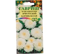 Семена ГАВРИШ Астра Эрфуртский карлик Белая, однолетняя, 0.3 г 001129