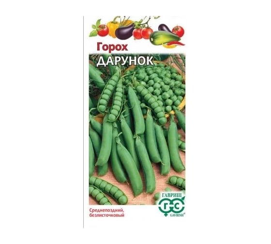 Горох ГАВРИШ Дарунок, безлисточковый 10 г 1999950457