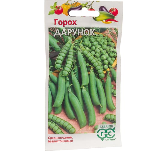 Горох ГАВРИШ Дарунок, безлисточковый 10 г 1999950457