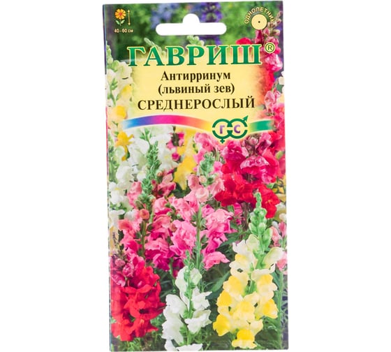Семена ГАВРИШ Антирринум (Львиный зев) Среднерослый, смесь 0,05 г 1071856925 1