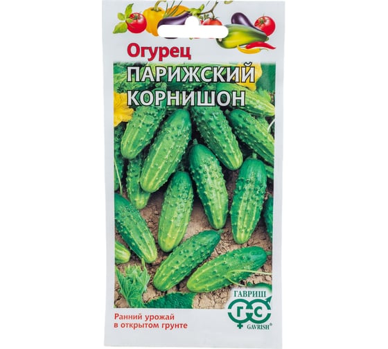 Семена ГАВРИШ Огурец Парижский корнишон 0.5 г 10005087 1
