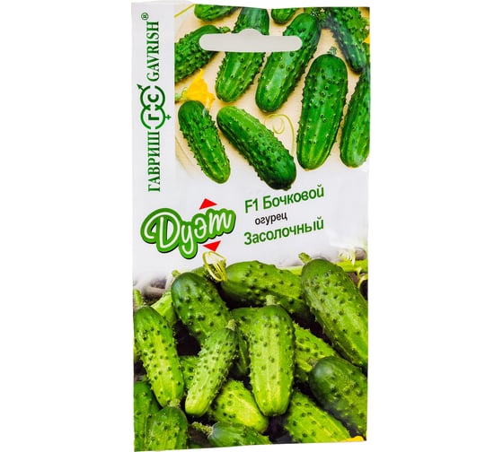 Семена ГАВРИШ Огурец Бочковой 0.5 г+Засолочный 0.5 г серия Дуэт 1026999155 1