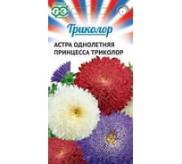 Семена ГАВРИШ Астра Принцесса Триколор, смесь однолетняя (принцесса), серия триколор, 0,3 г 1999948210