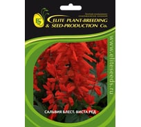 Семена ELITE PLANT-BREEDING & SEED PRODUCTION Co. Сальвия блестящая виста ред 500 шт эс 1026994196