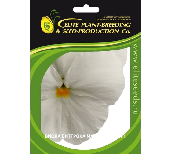 Семена ELITE PLANT-BREEDING & SEED PRODUCTION Co. Виола виттрока матрикс уайт f1 50 шт эс мини 1999942810 1