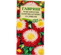 Семена ГАВРИШ Астра Пампушка клубника со сливками, однолетняя помпонная 0.3 г 10006546