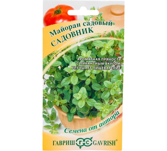 Семена ГАВРИШ Майоран Садовник 0.1 г авторские 70000506 1