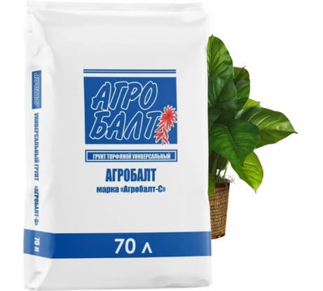 Грунт Агробалт торфянной субстарт 70 л T001070