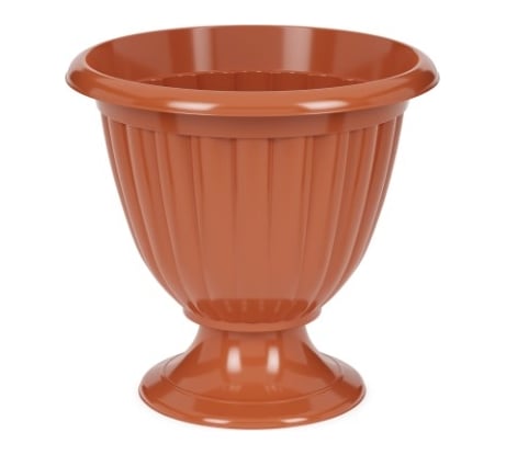 Вазон ЗПИ Альтернатива Жасмин 12л коричневый М1557