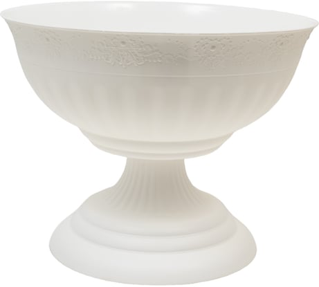 Вазон ЗПИ Альтернатива Венеция 17л диаметр 445мм белый М3128