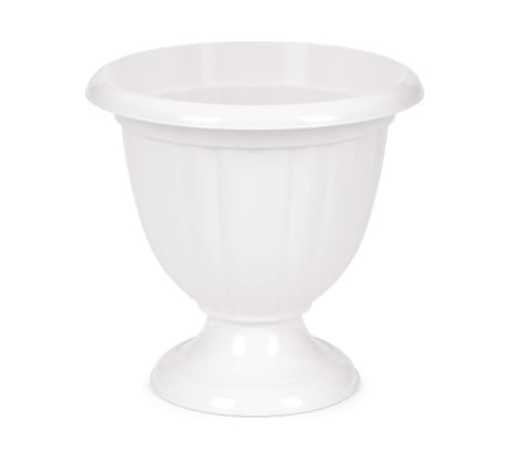 Вазон ЗПИ Альтернатива Жасмин 9л белый М1395