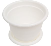 Цветочный горшок ЗПИ Альтернатива Виола 5л белый М1343