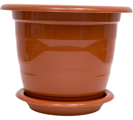 Цветочный горшок ЗПИ Альтернатива Виола 1л коричневый М1331