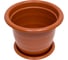 Цветочный горшок ЗПИ Альтернатива Виола 1л коричневый М1331 2