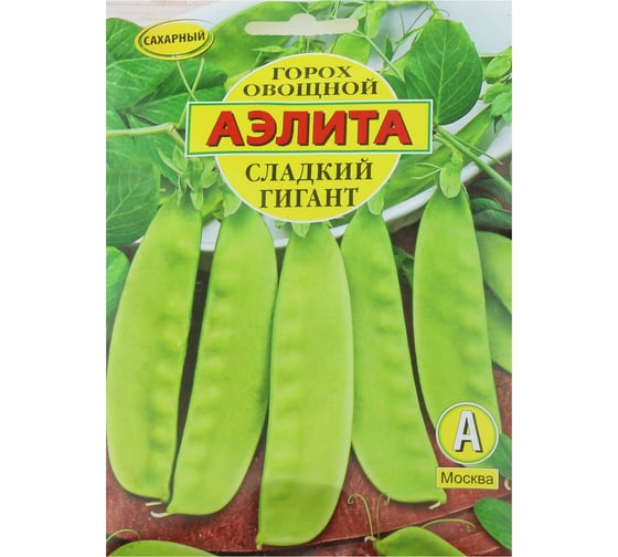 Горох овощной АЭЛИТА Сладкий гигант Сахарный, 25г 00-00571355 1