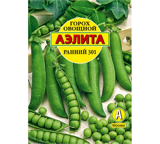 Горох овощной АЭЛИТА Ранний 301 Лущильный, 25г 00-00572195