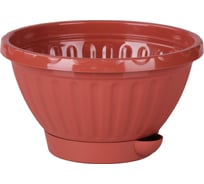 Горшок-кашпо ЗПИ «Альтернатива» Мирабель 1,5 л, коричневый М5922