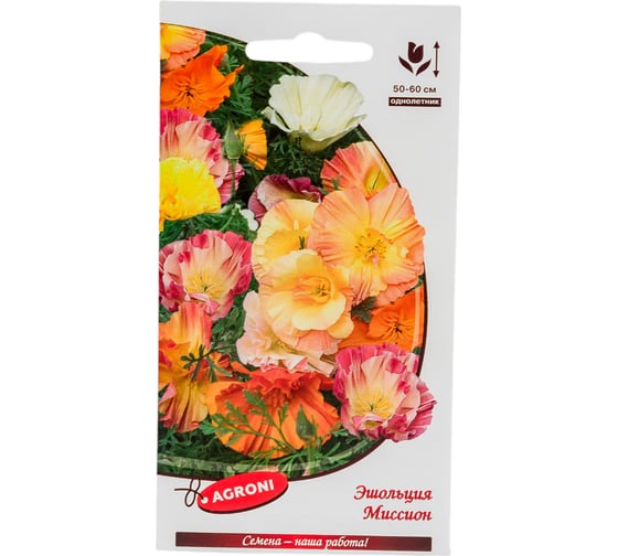Семена Агрони Эшольция Миссион, 0,1г 4138 1