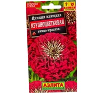 Цинния АЭЛИТА Крупноцветковая винно-красная Одн, 0,3г 00-00571125