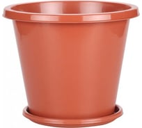 Цветочный горшок ЗПИ Альтернатива Эконом 1 л, коричневый М6600