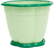 Цветочный горшок ЗПИ Альтернатива Восторг 3 л, зеленый М1219