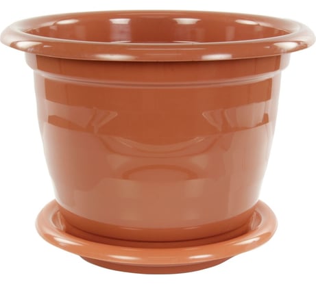 Цветочный горшок ЗПИ Альтернатива Виола 5 л, коричневый М1535
