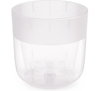 Цветочный горшок ЗПИ Альтернатива Линель 6 л, двойной, прозрачный М8772